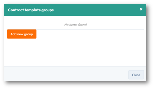 Create the contract groups
